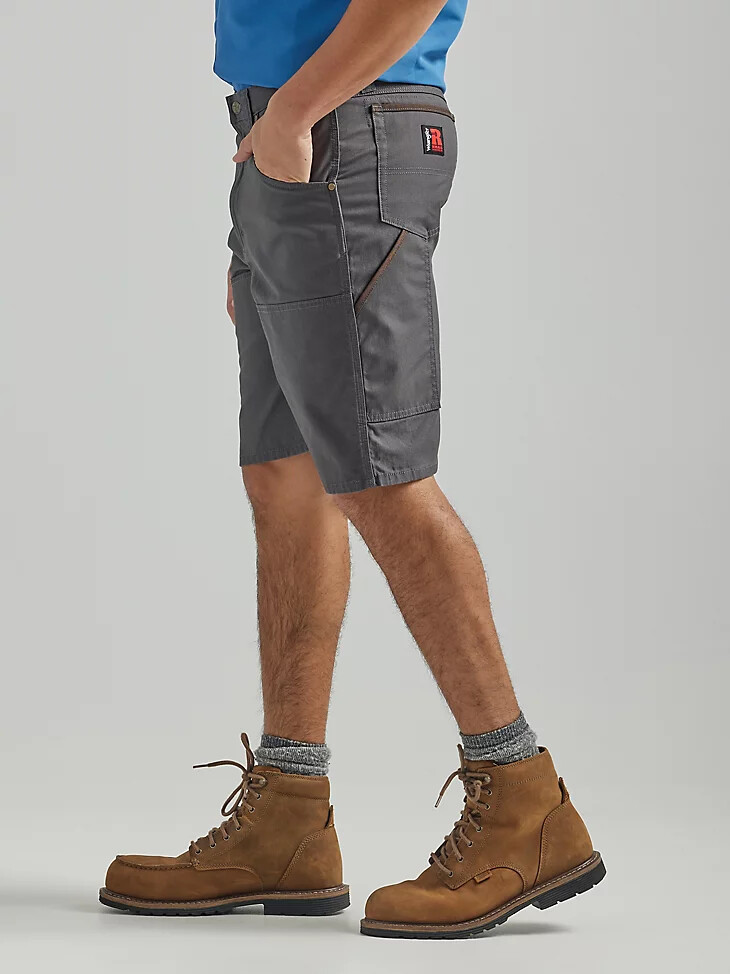 vêtements de travail wrangler riggs utility décontracté court gris à fines rayures