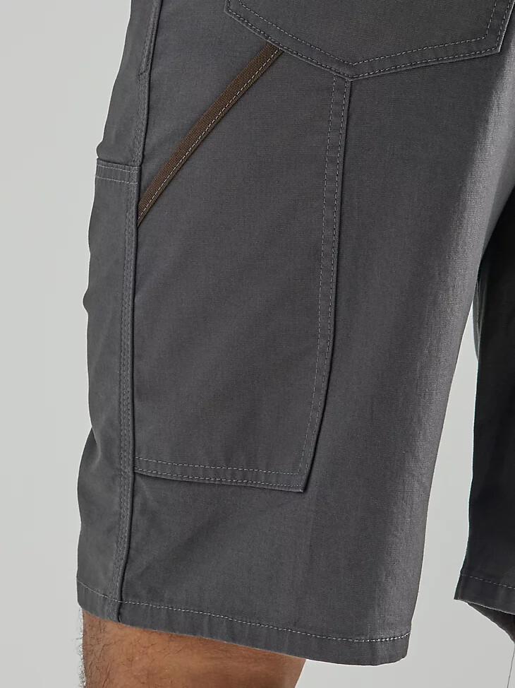 vêtements de travail wrangler riggs utility décontracté court gris à fines rayures