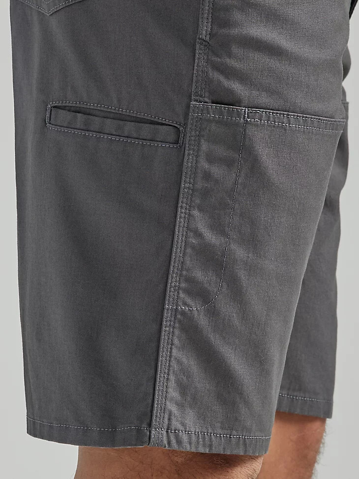 vêtements de travail wrangler riggs utility décontracté court gris à fines rayures