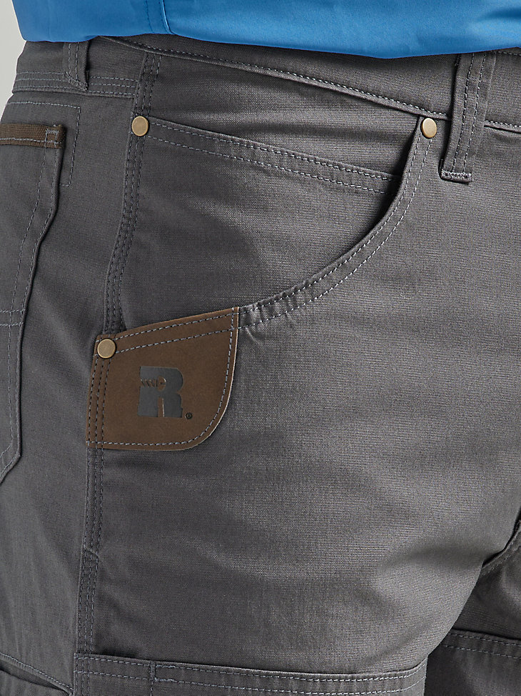 vêtements de travail wrangler riggs utility décontracté court gris à fines rayures