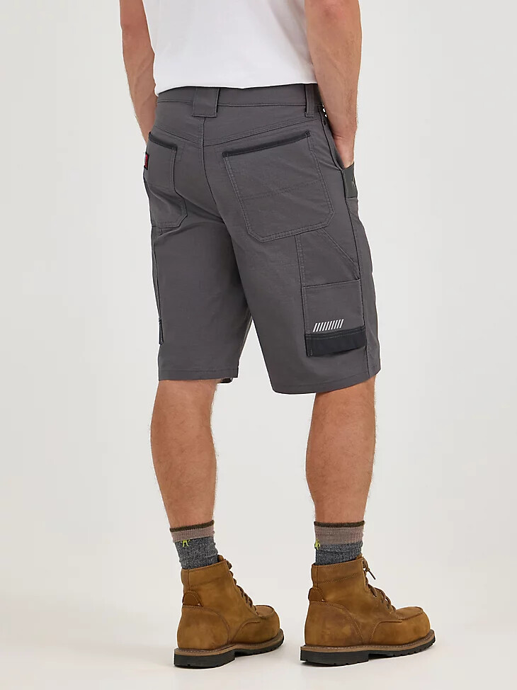 vêtements de travail techniques wrangler riggs pour charpentiers rayures grises courtes