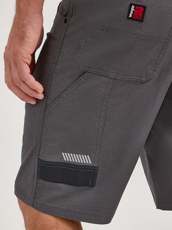 vêtements de travail techniques wrangler riggs pour charpentiers rayures grises courtes