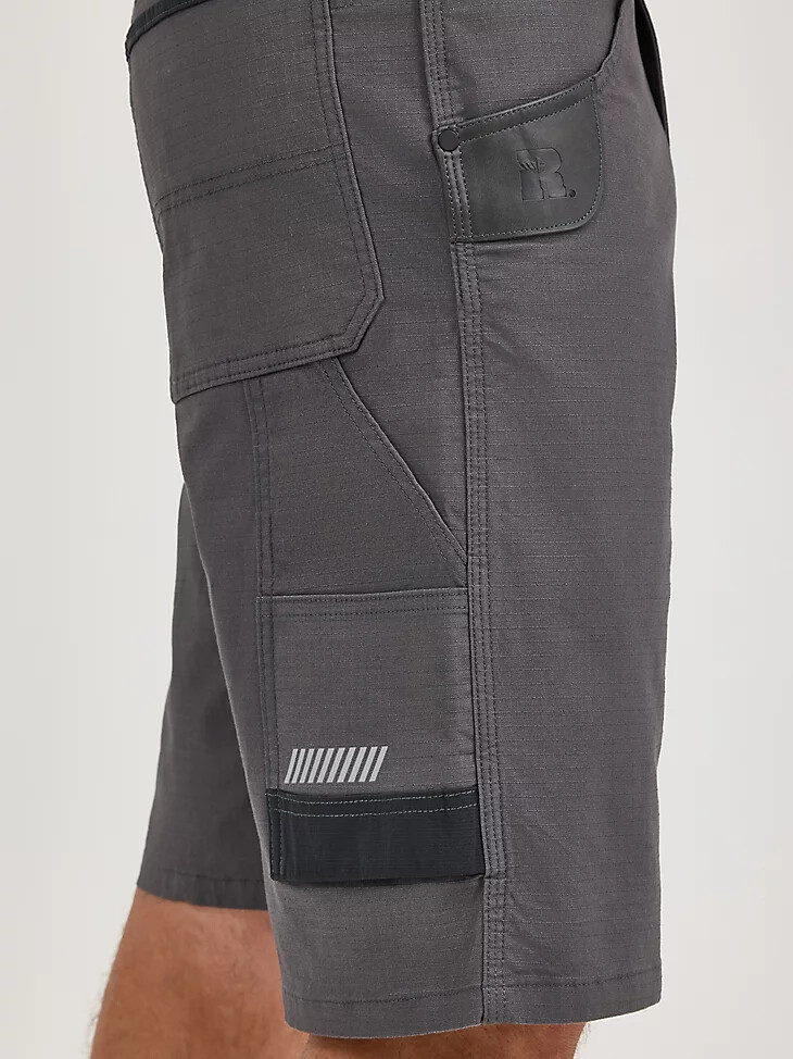 vêtements de travail techniques wrangler riggs pour charpentiers rayures grises courtes