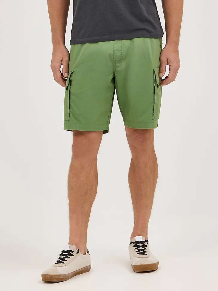 short cargo à enfiler pour homme couleur aneth