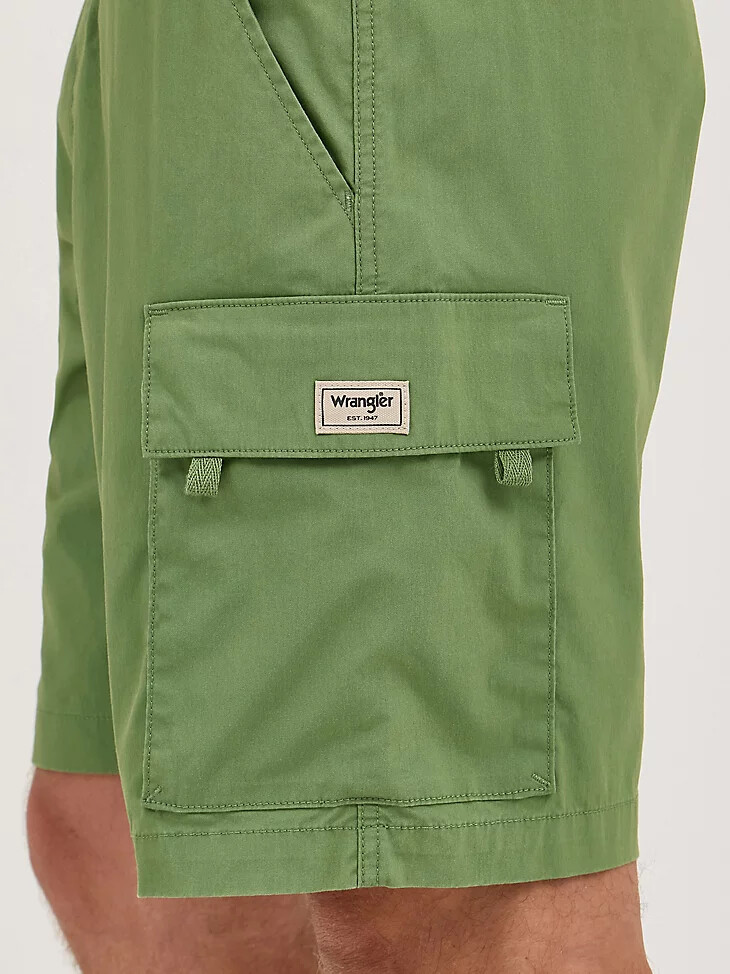 short cargo à enfiler pour homme couleur aneth