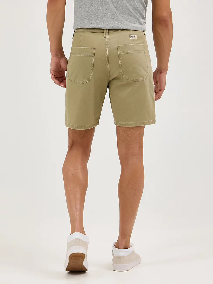 short utilitaire militaire vintage kaki pour homme