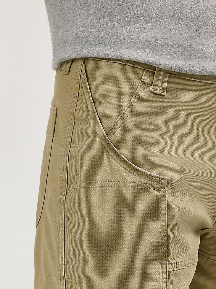 short utilitaire militaire vintage kaki pour homme