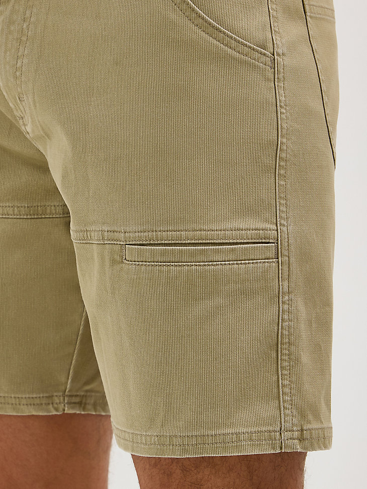 short utilitaire militaire vintage kaki pour homme